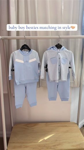 Matching in style☁️ - - - Sizes 6months to 4 years available🩵Shop today… don’t miss out! #fyp #babyboy #babybesties #hartlepool #childrensboutique