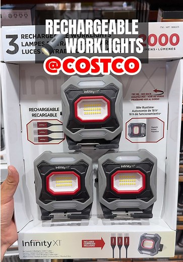 Infinity X1 Rechargeable Work Lights Available at Costco