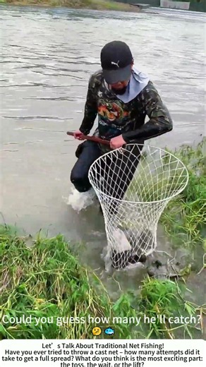 Casting a Net into the River – The Thrill of the Unknown Catch 🎣🌊