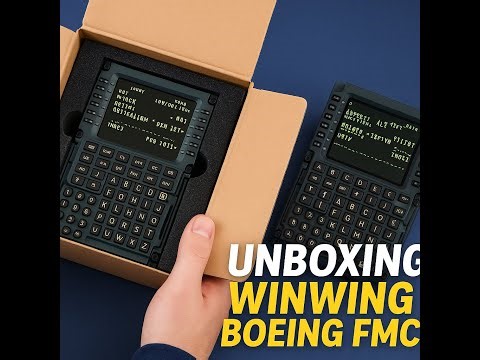 Unboxing the Winwing Boeing FMC – First Impressions!