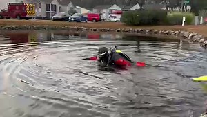 11K views · 56 reactions | HAPPENING NOW: Crews are working to remove a vehicle from a pond in the Surfside Beach area. More details >> https://bit.ly/3Jbjuwf | WMBF News | Facebook