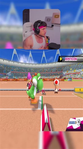 Jesus canobbio on Instagram: "Salto de Longitud con Yoshi 🏅. #wii #marioandsonic #clips #elcamacho24"