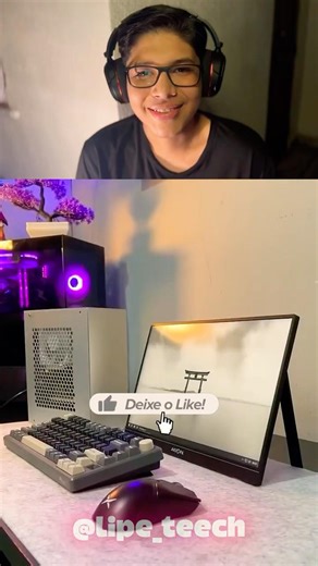 ELE MONTOU UM SETUP COM O MINI PC