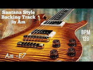 Santana Style Backing Track #backingtrack#jamtrack#carlossantana