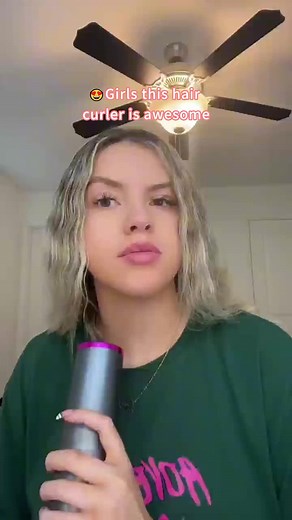 This $2 hair curler works so smooth😍😍Why not