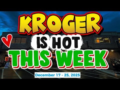 KROGER IS HOT THIS WEEK|5X DIGITAL DEALS & MORE|KROGER COUPONING THIS WEEK|DEC 17- DEC 25