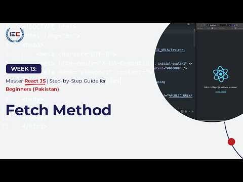 Fetch API in JavaScript Explained | Get Data from APIs (Urdu Tutorial for Beginners)