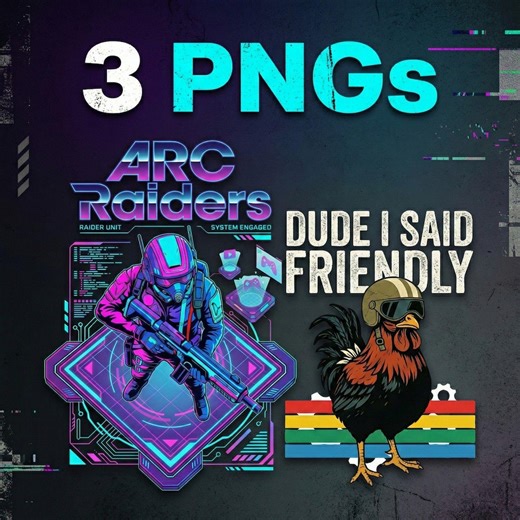 ARC Raiders PNG Clipart Bundle, Sci-fi Graphics (digital Download) , Arc Raiders Emote - Etsy Canada