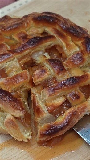 I tried making apple pie for the very first time in my life.