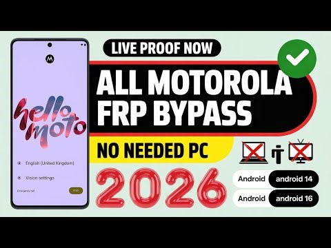 ⚡ How To Bypass Google Lock On Motorola Phone 2026 | Latest Update | No PC Method