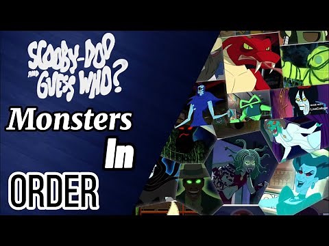Scooby-Doo And Guess Who? Monsters In Order
