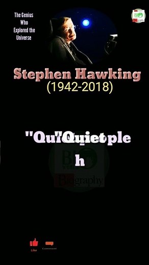 Stephen Hawking: The Genius Who Explored the Universe@PeopleProfiles