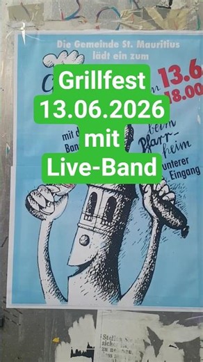 GRILLFEST am 13.06.2026 St. Mauritius #moritzberg #hildesheim
