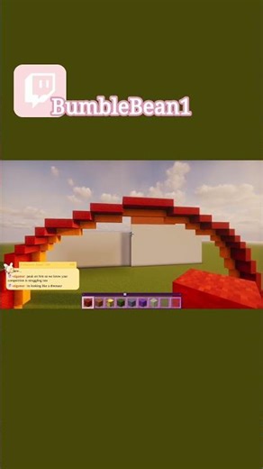 DIY build battle; theme: Rainbow 🌈 Who won 🫣 #minecraft