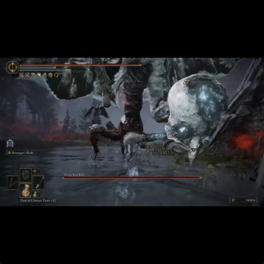 I defeated NG+4 Deathrite Bird (Outside Lamenter's Gaol) with the Falx! | #eldenring #trending
