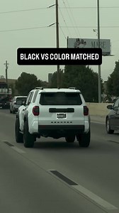 Finally got video of both, first ones are the black fender flares on the 6th Gen 4Runner. The second videos are paint matched. Which do you prefer? #4runner #4runnerlifestyle #offroad #fyp #foryoupage