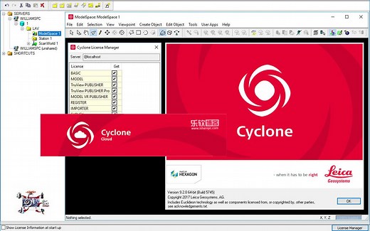 最全的Leica Cyclone软件教程集，三维激光点云数据处理有救了