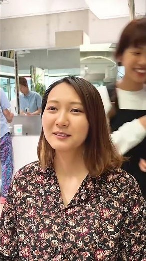 【超可愛い】夏に向けてインナーピンクを入れた美人が可愛すぎた#shorts