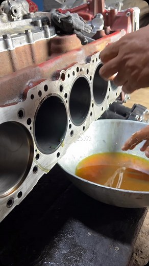 2.5K views · 61 reactions | How to repair engine sleeve #engine #truck #reels #reelsfacebook #repair | Skills man | Facebook