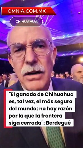 "El ganado de Chihuahua es, tal vez, el más seguro del mundo; no hay razón por la que la frontera siga cerrada": Berdegué. #Estado #CUU https://www.omnia.com.mx/noticia/417489/asegura-berdegue-que-el-gobierno-federal-siempre-acompanara-a-chihuahua-en-proye | Omnia Noticias
