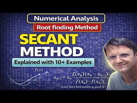 Examples of Secant Method | Easiest Way
