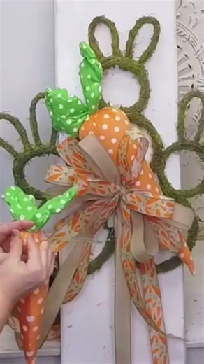 DIY Easter Front Door Decor Tutorial | Bunny Door Hanger Kit