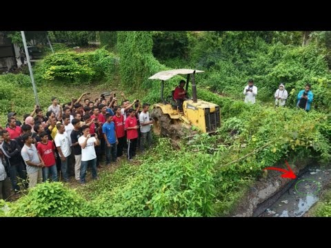 First Start New Perfect Project !! Complete100% Landfill Process by Bulldozer Komat'su & Dump Truck