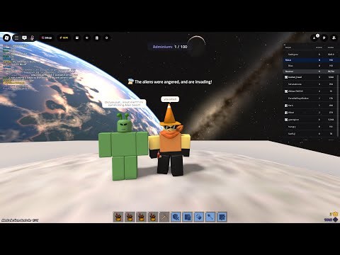 getting to the moon in elected admin and summoning the alien boss