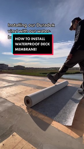 How to Install Waterproof Deck Membrane