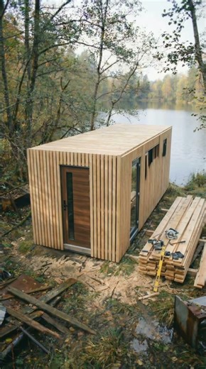 I Turned an Abandoned Container Into a Tiny Home