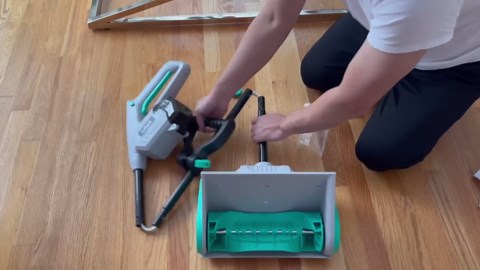 Litheli Cordless Snow Shovel, 20V 12-Inch Battery Powered Snow Thrower, Battery Snow Blower with Auxiliary Handle, with 4.0Ah Li-ion Battery & Charger