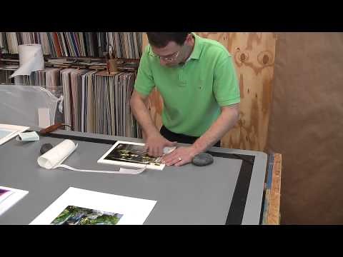 Dry mounting artwork