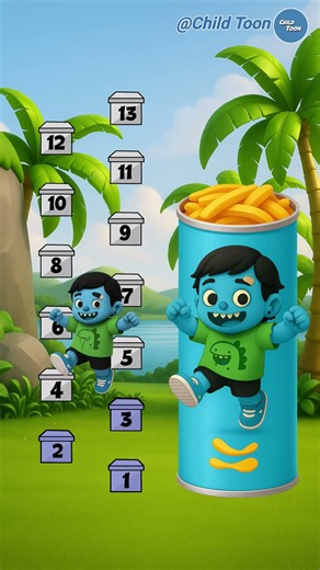 climbing the zombie ladder 🧟‍♂️ #usa #cartton #english #funny #animation #cartoon