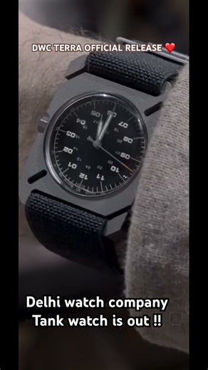 DWC TERRA WATCH Officially out🥵, Delhi watch company Tank watch review #watches#trending #watch#dwc