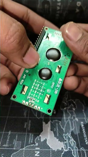 JHD 162A LCD DISPLAY #arduino #electronics #diyproject #lcddisplay