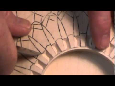 163 My Chip Carving - chip carving a clock plate