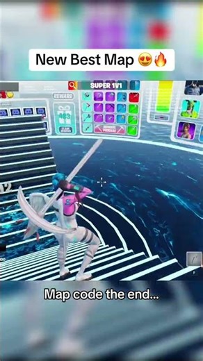 This map is so fun 🤣 | New Skin Map & It's crazy 🤯✅ #fortnite #bestmap #1v1map