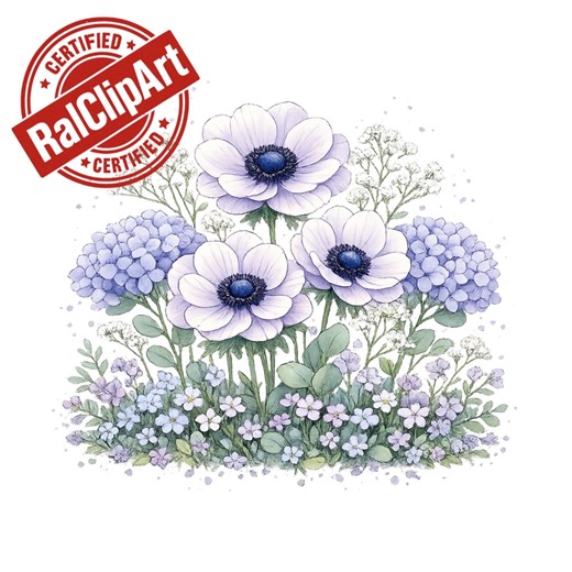 Whimsical Flowers Spring Clipart, Floral Graphics, Whimsical Spring, 40 Floral PNG, Colorful Flowers, Blue Flower, Pastel Spring, Botanical - Etsy