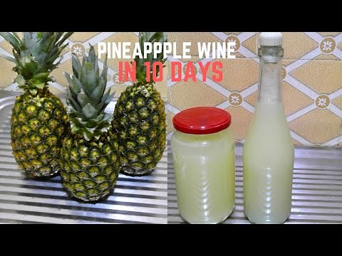 Turn Pineapple into Wine in 10 Days! Easy DIY Pineapple Wine Recipe