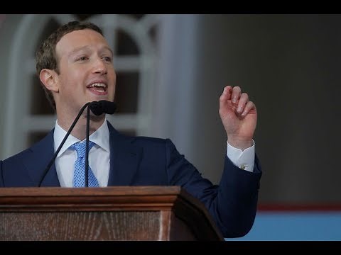 Mark Zuckerberg 馬克祖克柏 2017年 哈佛大學畢業典禮演說 正體中文字幕