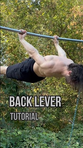 BACK LEVER Tutorial #calisthenics #backlever