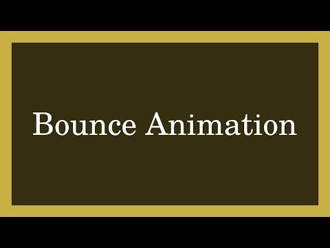 Text Bounce Animation: Quick Tutorial with HTML & CSS! 🎉