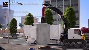 98K views · 330 reactions | Semi-Automatic Motion increases productivity and reduces the risk of costly damage by making it fast and easy for any driver to operate the crane in a safe and controlled way. A single control lever performs autonomous movements, rather than the operator needing to individually steer swing, tilt, lift and extension movements. | Hiab | Facebook