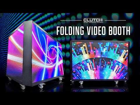 Clutch Folding LED Video Booth | The Booth Your Event Deserves | I DJ NOW