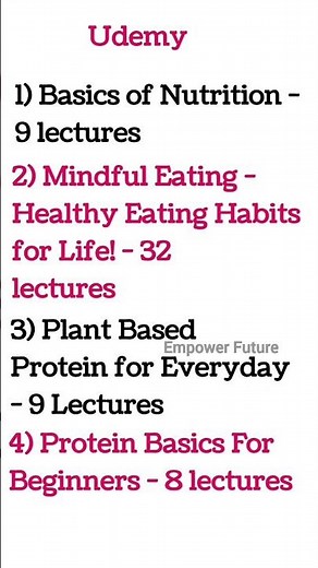 Free Nutrition Courses and Tutorials Online For Free | #nutrition | #onlinecourses | #course | #diet