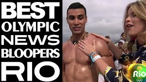 The Olympics delivered a plethora of hilarious news bloopers