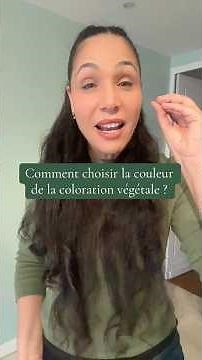Coloration végétale une étape pour cacher les cheveux blancs