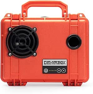 DemerBox: Waterproof, Portable, and Rugged Outdoor Bluetooth Speakers. Loud Sound, 40+ hr Battery Life, Dry Box + USB Charging, Multi-Pairing Party Mode. Built to Last + Fully Serviceable (Orange DB1)