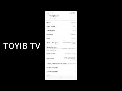CARA MENGECEK SPESIFIKASI SMARTPNONE OPPO F9