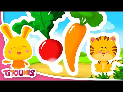 Les légumes en Chanson pour Enfants + Plus de Comptines et Chansons pour Enfants - Titounis
